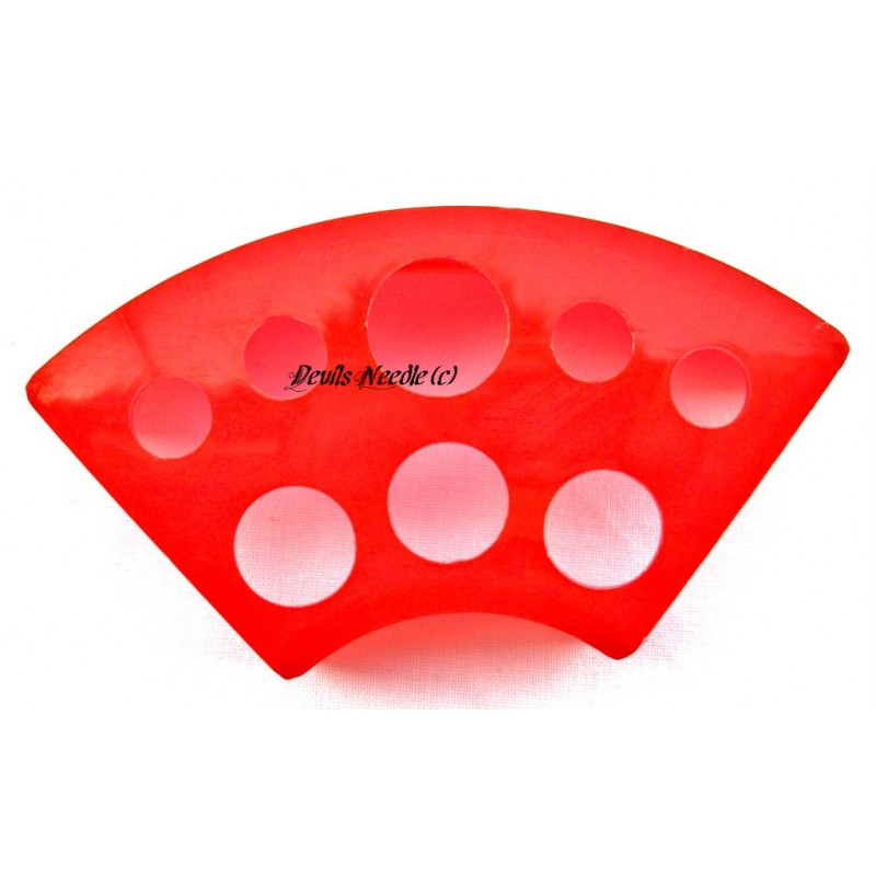 Red Plastic Tattoo Ink Cup Holder